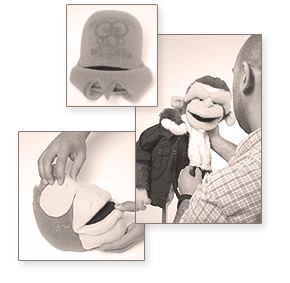 Puppet building pictures.